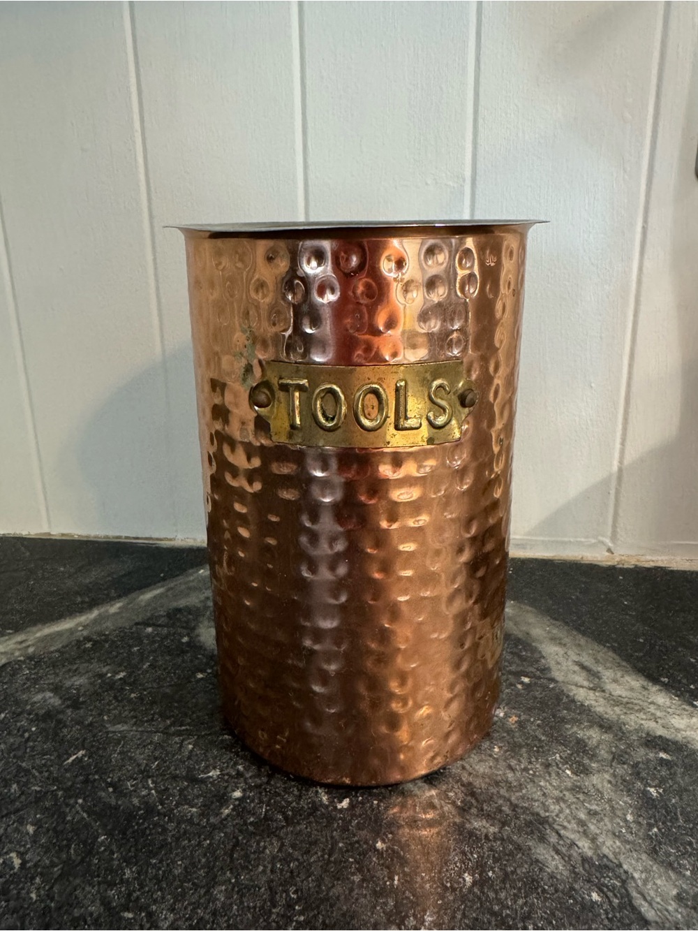 Anthropologie copper utensils holder